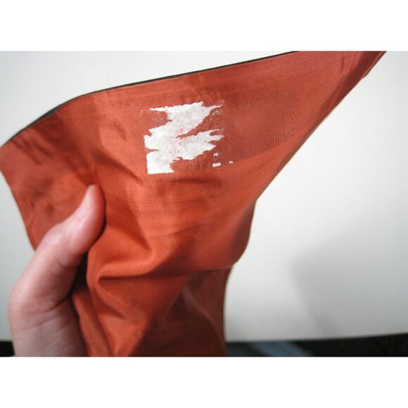 Vintage Asian Chinese Embroidered Silk Art Floral Panel Handmade Textile Square - Picture 5 of 6